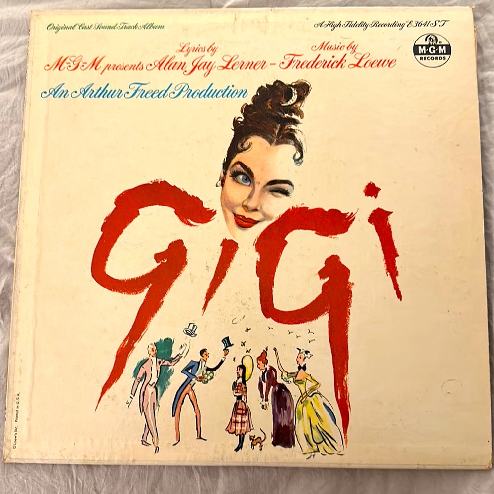 Gigi Musical Soundtrack Vinyl Record